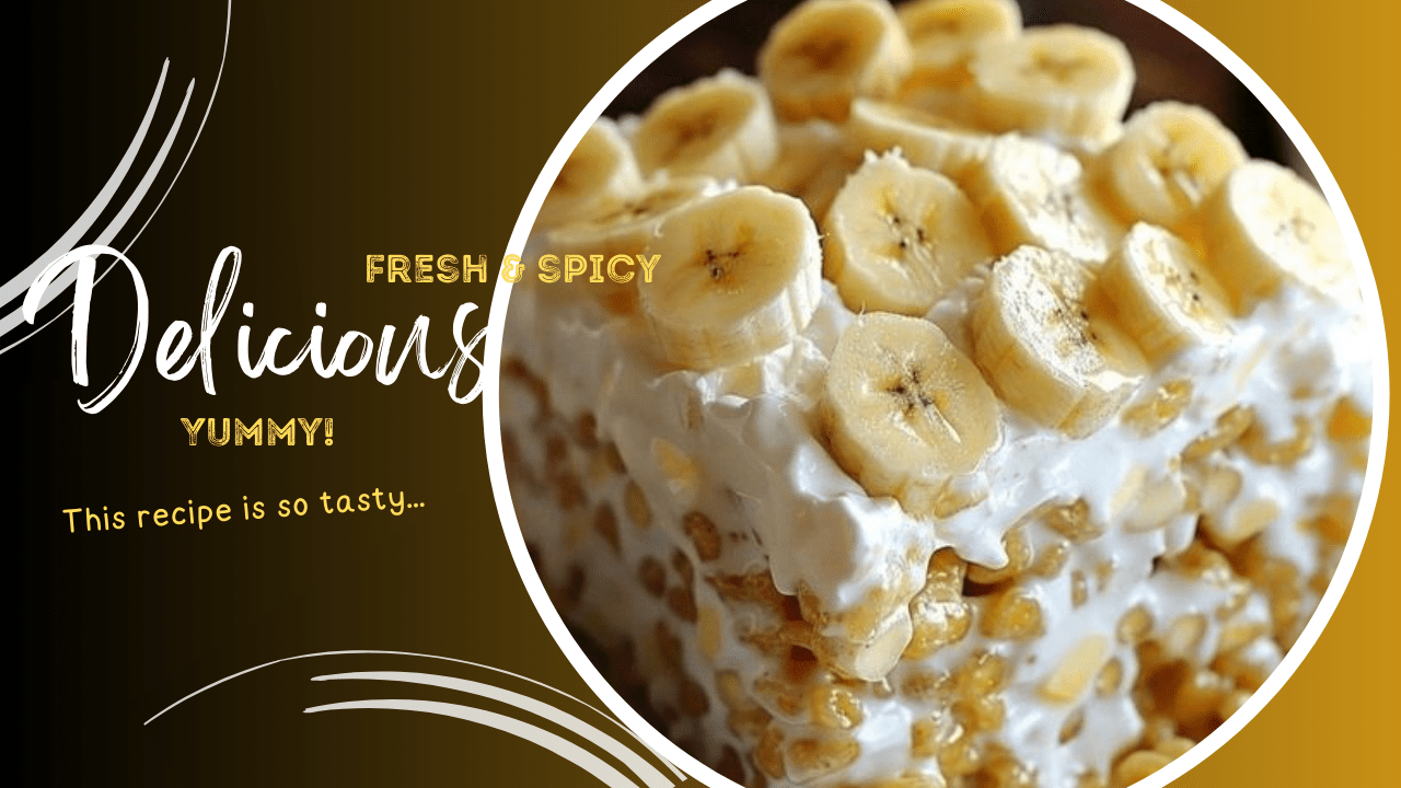 Banana Pudding Rice Krispie Treats Recipe