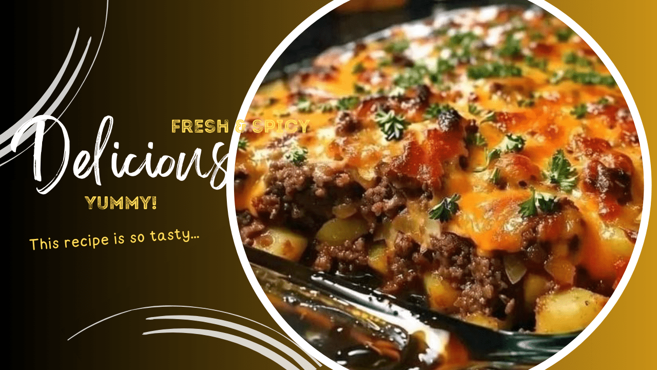 Hearty Hobo Casserole: Rustic Ground Beef and Potato Bake