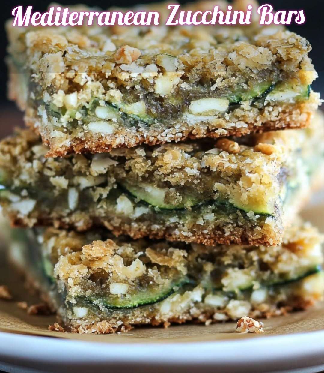 Mediterranean Zucchini Bars 