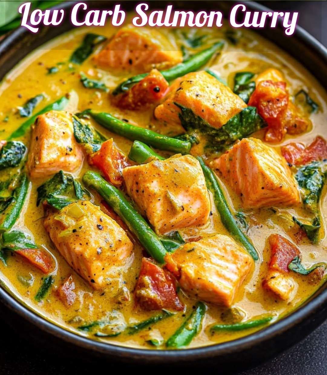 Low-Carb Salmon Curry 